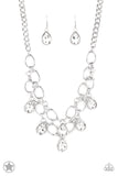 Paparazzi Accessories - Show-Stopping Shimmer - White Necklace