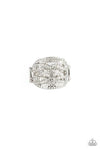 Paparazzi Accessories - The Money Maker - White Rhinestone Ring