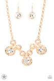 Paparazzi Accessories  - Hypnotized - Gold Necklace (Blockbuster)