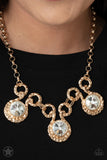 Paparazzi Accessories  - Hypnotized - Gold Necklace (Blockbuster)