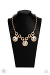 Paparazzi Accessories  - Hypnotized - Gold Necklace (Blockbuster)