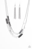 Call Me Cleopatra - Silver Dainty Necklace  - Paparazzi Accessories