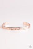 She Is A Dreamer - Rose Gold Inspirational Bracelet