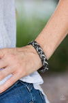 Paparazzi Accessories - Blinding Shimmer - Black Bracelet