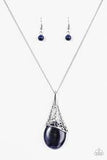 Paparazzi Accessories  - Lets Take A MOONWALK - Blue Necklace