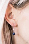 Paparazzi Accessories  - Lets Take A MOONWALK - Blue Necklace