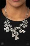 Paparazzi Accessories - The Sands of Time - Silver Necklace (Blockbuster)