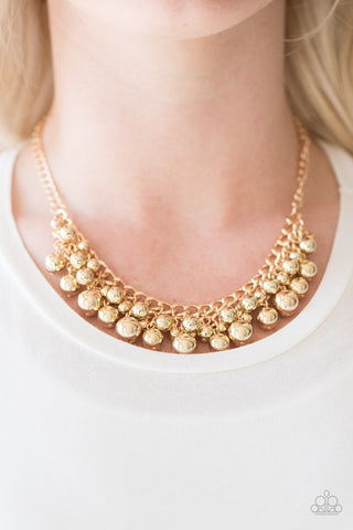 Paparazzi Accessories -  Heels and Hustle - Gold Necklace