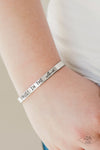 Paparazzi Accessories - I Put My Trust In You - Silver Bracelet