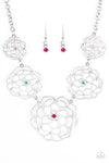 Paparazzi Accessories ♥ Crowned Carnation - Multi ♥ Necklace