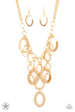 Paparazzi Accessories  - Golden Spell - Gold Necklace (Blockbuster)