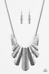 Paparazzi Accessories - Untamed - Silver Necklace