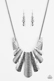 Paparazzi Accessories - Untamed - Silver Necklace