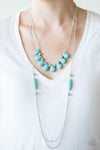 Paparazzi Accessories - Me Mother Nature - Blue Necklace