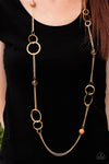 Paparazzi Accessories - Keepin It Cali - Brown Necklace