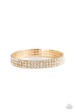 Paparazzi Stacked Deck - Gold Bracelet