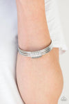 Paparazzi Full Revolution - Silver - Set of 6 Bangle Bracelets