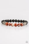 Paparazzi Accessories - Energetic - Multi Orange Urban Bracelet