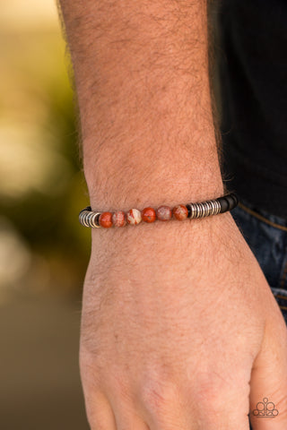 Paparazzi Accessories - Energetic - Multi Orange Urban Bracelet