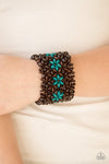 Paparazzi Accessories - Bahama Babe - Blue Bracelet