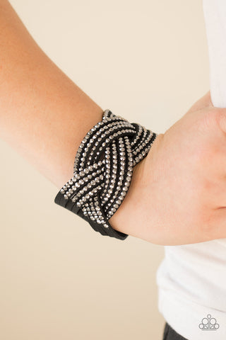 Top Class Chic - Black Bracelet