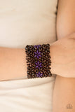 Paparazzi Accessories - Bahama Babe - Purple Bracelet