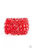 Tropical Bliss - Red Bracelet