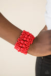 Tropical Bliss - Red Bracelet