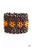 Paparazzi Accessories - Bahama Babe - Orange Bracelet