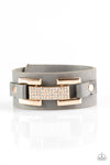 Paparazzi Accessories - Going Platinum - Gold Bracelet