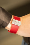 Walk The CATWALK - Red Bracelet - Paparazzi Accessories