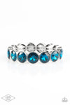 Paparazzi Accessories - Number One Knockout - Blue Bracelet