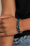 Paparazzi Accessories - Number One Knockout - Blue Bracelet