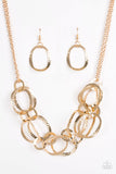 Circus Chic - Gold Necklace  - Paparazzi Accessories