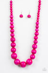 Paparazzi Accessories - Effortlessly Everglades - Pink Necklace