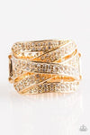 Paparazzi Life - In The Glitter Lane - Gold Ring