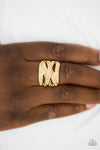 Paparazzi Life - In The Glitter Lane - Gold Ring