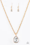 Paparazzi Accessories - Million Dollar Drop - Gold Necklace