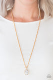 Paparazzi Accessories - Million Dollar Drop - Gold Necklace