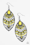 Paparazzi Accessories - Eastern Extravagance - Yellow Earring