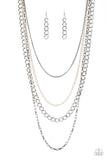 Paparazzi Accessories  -  Metro Metal - Multi Link Necklace