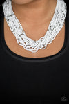 Paparazzi Accessories - Summer Samba - White Necklace