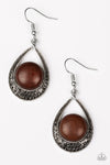 Richly Rio Rancho - Brown Earring