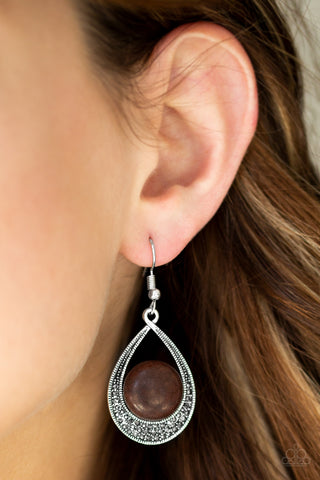 Richly Rio Rancho - Brown Earring