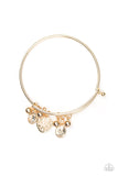 Paparazzi Accessories - Hampton Hearts - Gold Charm Bracelet