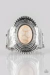 Paparazzi Accessories - Modern Mesa - White  Ring