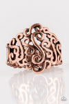 Paparazzi Accessories - Dizzy Demure - Copper Ring