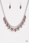 Paparazzi Accessories - Jurassic Jamboree - Pink Necklace