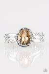 Paparazzi Accessories - Home Is Where The CASTLE Is - Brown Ring