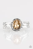 Paparazzi Accessories - Home Is Where The CASTLE Is - Brown Ring